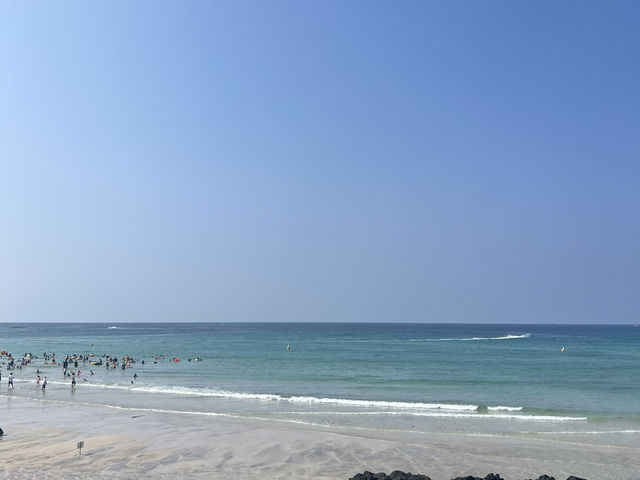 에메랄드빛 제주 바다의 정석🌊 함덕해수욕장 