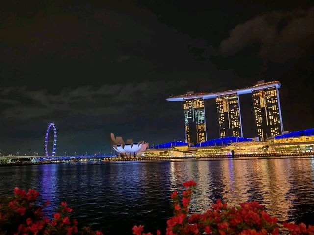Beautiful Nightview at Marina Bay Sands 