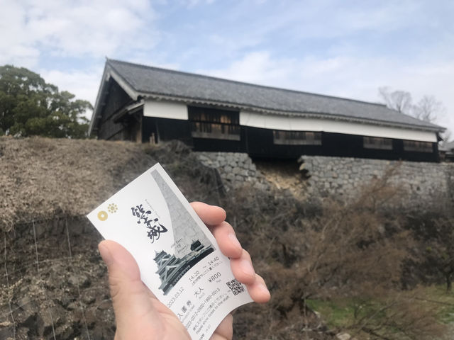 日本三名城-熊本城（地震重建中）