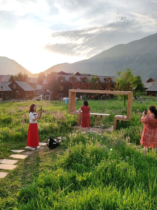As the Sun Sets, Reluctantly Leaving This Enchanting Place