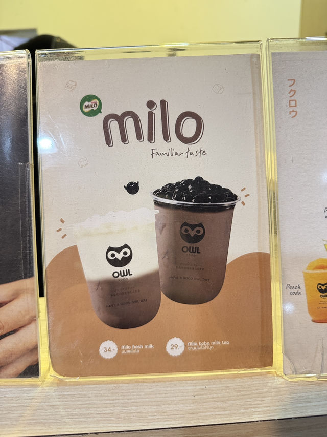 แระนำร้าน  OWL CHA ตลาดเก่ายะลา