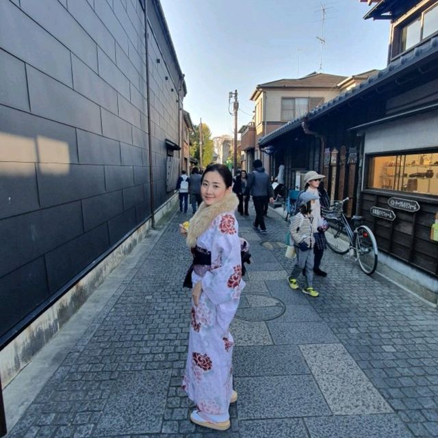 ใส่ชุดกิโมโนเดินเล่น kawagoe ใส่ชุดกิโมโนเดินเล่น kawagoe