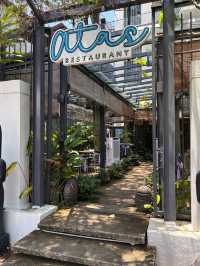 Atas Restaurant, Riverside Dining with a Local Twist