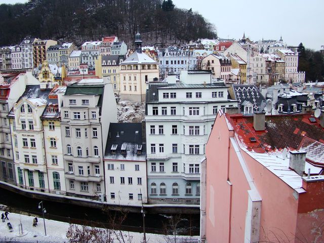 Karlovy Vary - 1300s old European spa town