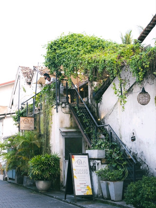 The charming streets of Galle Fort
