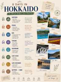 🇯🇵 HOKKAIDO 8 วัน 7 คืนจัดเต็มทั้งเมือง ภูเขา ทะเลสาบ และอาหาร 🍜🏔️