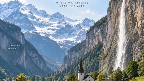 🇨🇭 SWITZERLAND | ZONE 5 라우터브루넨: 72개의 폭포가 흐르는 꿈의 계곡 💦🏔️ — traveler post in 뮈렌
