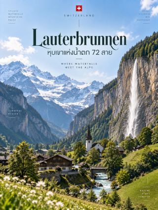 🇨🇭 SWITZERLAND | ZONE 5: LAUTERBRUNNEN — The Valley of 72 Waterfalls 💦🏔️
