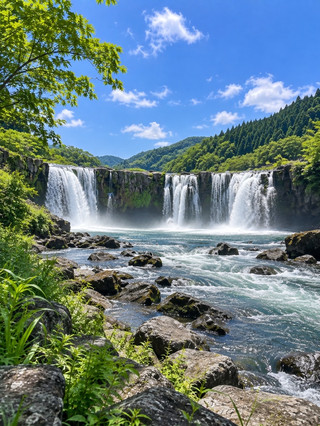 Harajiri Falls – น้ำตกฮาราจิริ จังหวัดโออิตะ ญี่ปุ่น