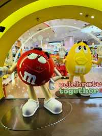 Visiting the M&M Store on Shanghai Nanjing Pedestrian Street.