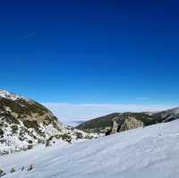 Behind us - the highest peak in Bulgaria 🇧🇬