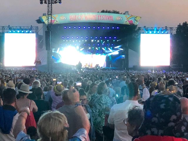 Great time at the Isle of Wight festival