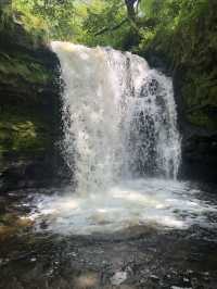 Waterfall Country In The Beautiful Brecon Beacons, A Natural Wonder Of Wales 