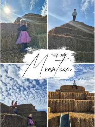 Clackmae Farm Halloween – The Hay Bale Mountain Adventure! 🎃