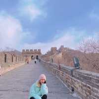 Winter Visit to Badaling Great Wall 🇨🇳 ❄️ 