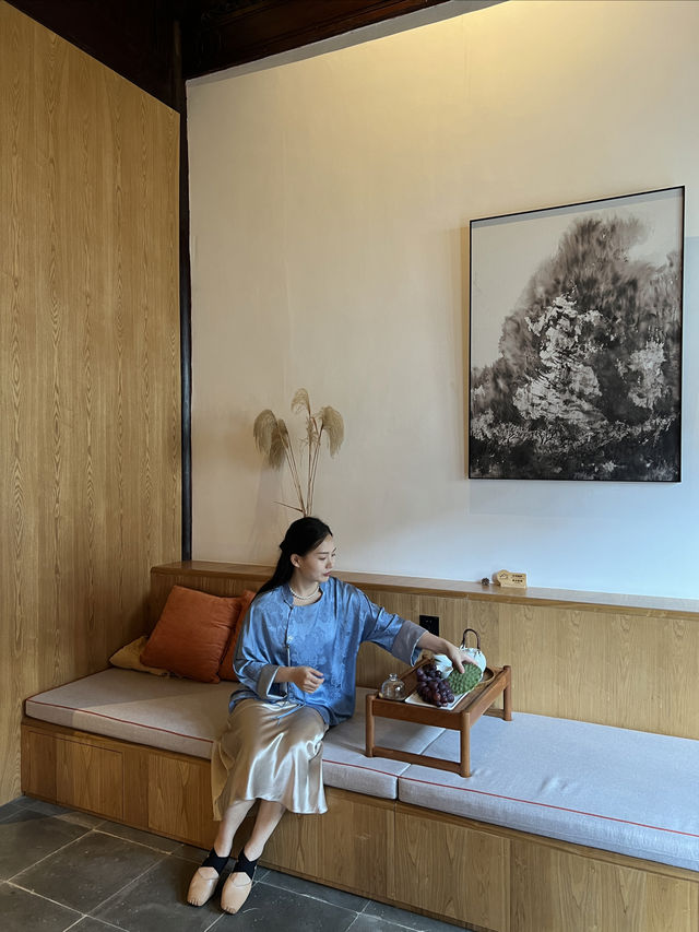沒想到在蘇州，園林是可以進去住的