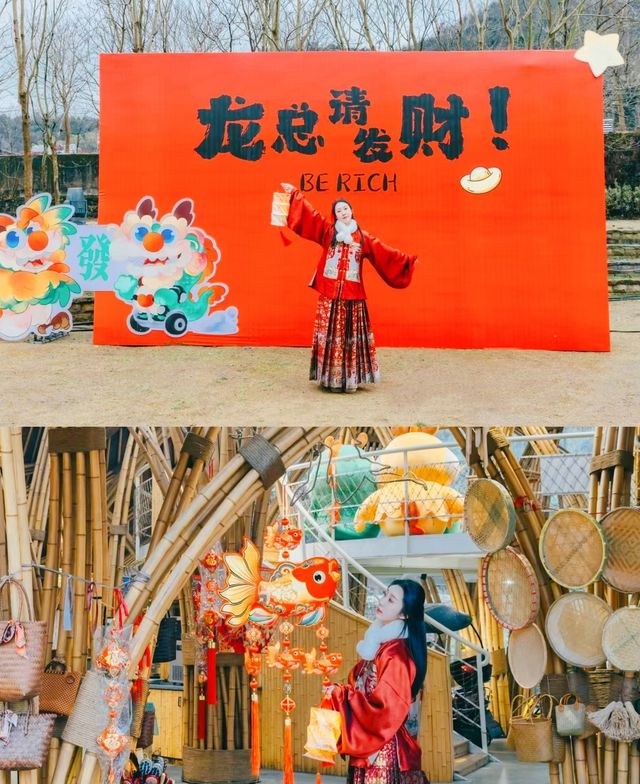 起猛了!村裡把上海豫園的燈會搬了過來…