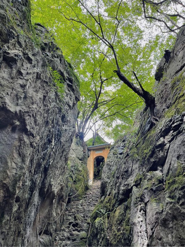 湖北武漢白雲洞夏天避暑的好去處
