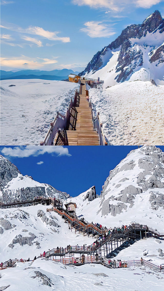 三四月份真的是玉龍雪山的淡季!人少景美! 三四月份真的是玉龍雪山的淡季!人少景美!