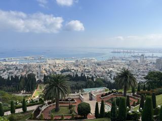 The Bahá'í Gardens and Golden Dome on the World Heritage List are worth a visit!