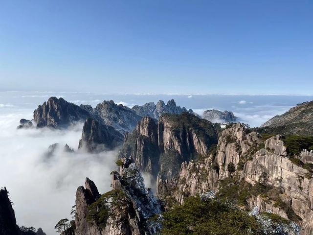 從古徽州走進冰雪極致的黃山