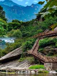 京郊玩水露營的免費綠色氧吧神堂峪風景區