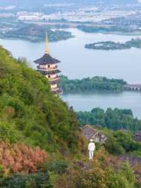 杭州湘湖徒步登山路線,視角絕美不輸西湖。