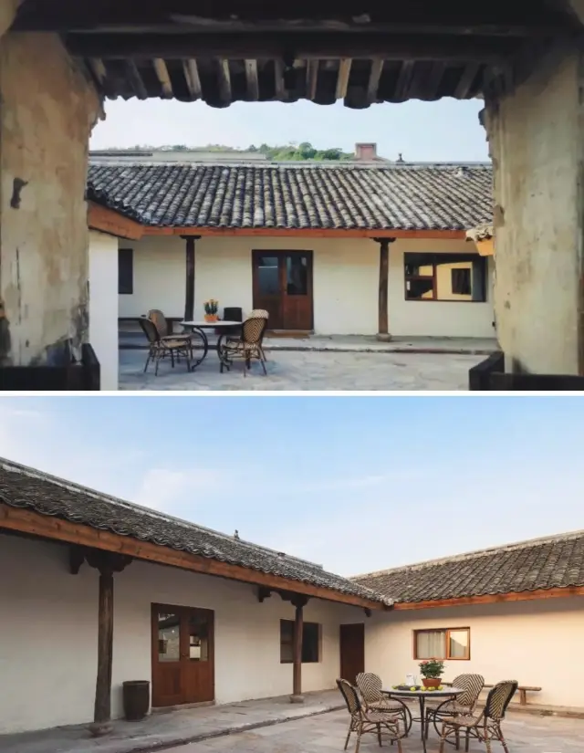 入住百年沿海四合院西坡·象山度假民宿。