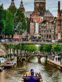 Lovely Damrak in Netherlands Amsterdam is Breathtaking❤️