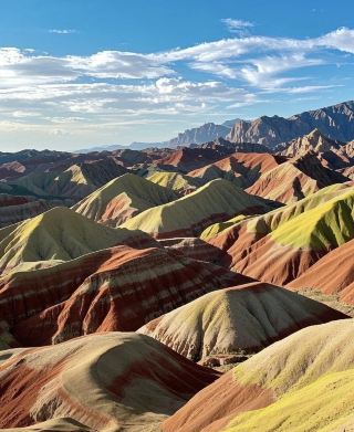 Daytime Danxia is a showstopper, nighttime lamb with wine is divine!