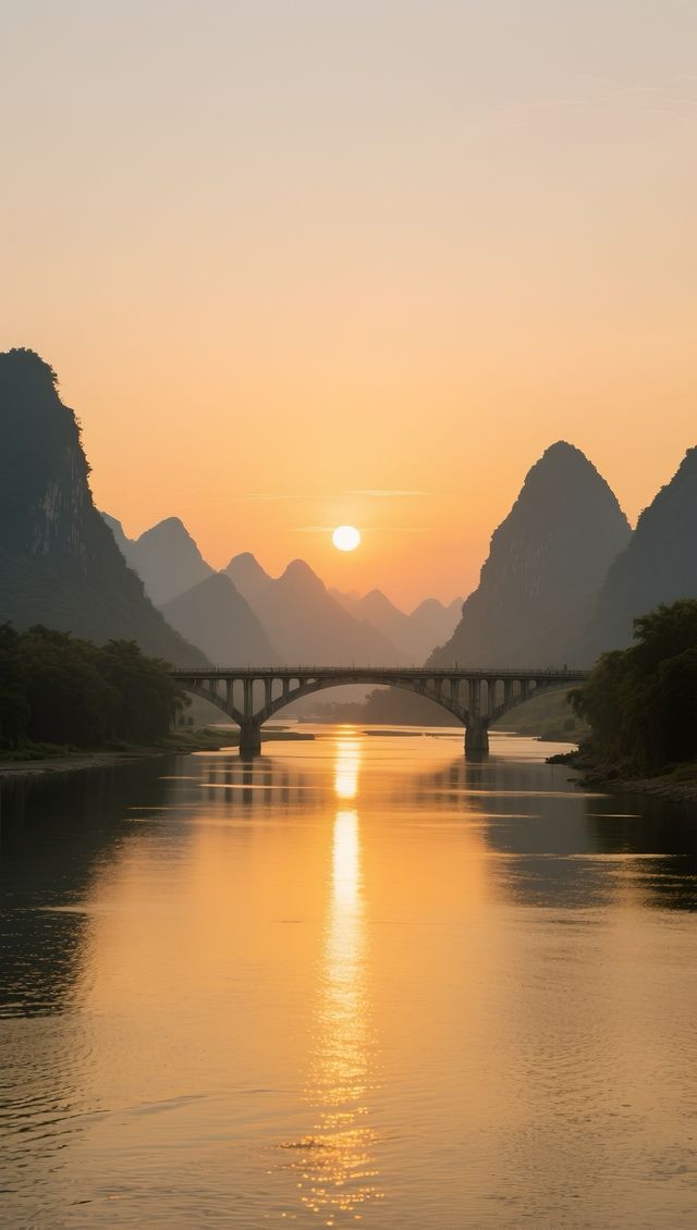 奔赴一場桂林日落