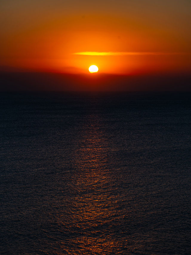 青島海上日出日落涵碧樓的追光之旅