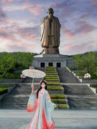 太震撼！五一巨大煙花秀就在山東尼山聖境
