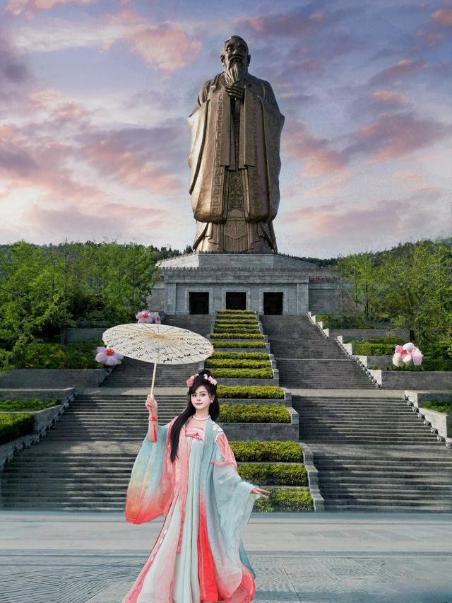 太震撼！五一巨大煙花秀就在山東尼山聖境