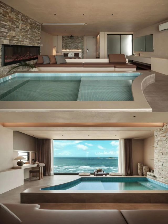 惠東絕美海景民宿天花板獨享雙月灣全景+室內泳池！