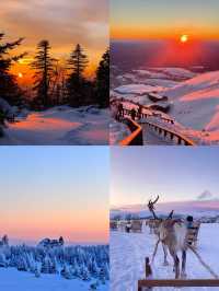 長白山live|人生必看絕美日落，誤入芬蘭雪境～