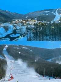 酒店樓下就可以滑雪絕了啊啊啊