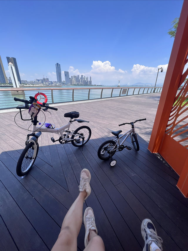 避開人擠人深圳灣親子騎行攻略,新手友好 避開人擠人深圳灣親子騎行攻略,新手友好