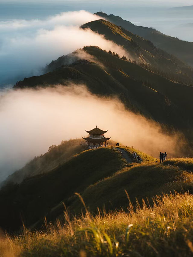 冬日帶娃登武功山!省力不費媽親子徒步攻略 冬日帶娃登武功山!省力不費媽親子徒步攻略