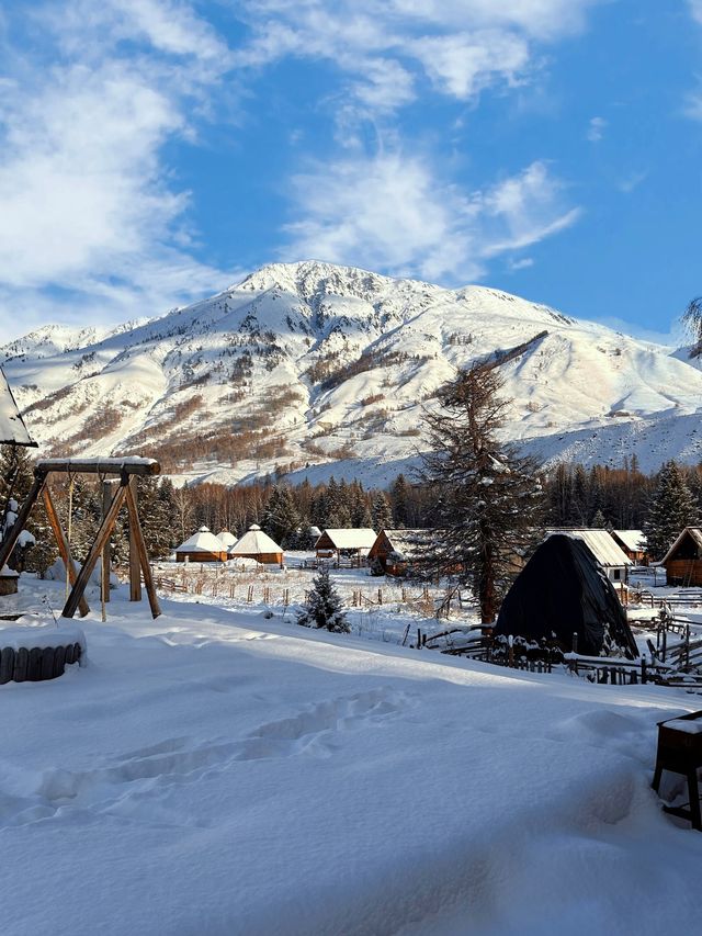 現實的冰雪童話！還得是冬天的禾木