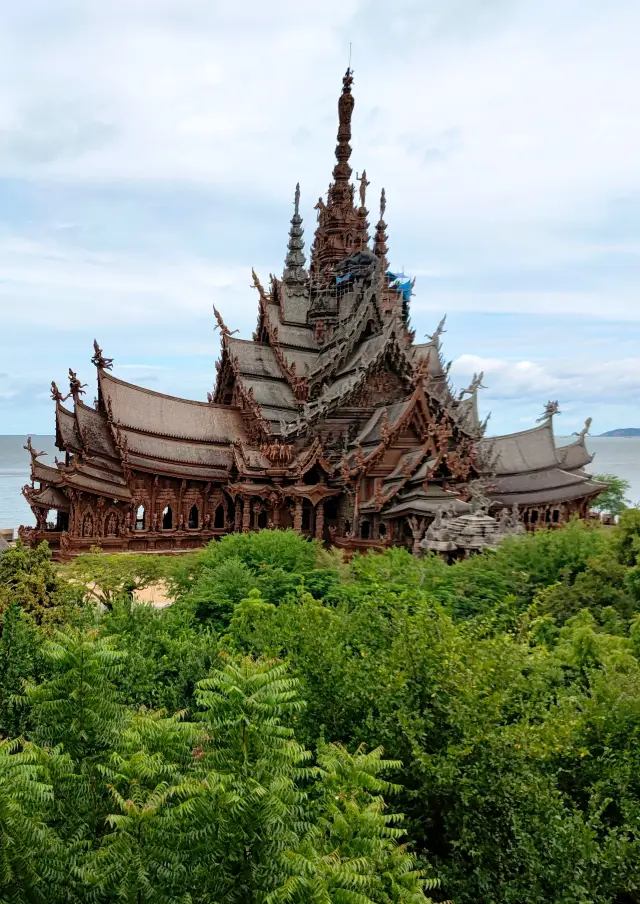 Thailand Pattaya The Sanctuary of Truth: The Pinnacle of Wooden Thai Architecture