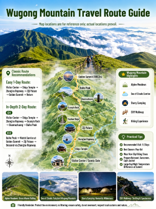 Wugong Mountain ultimate guide! See the alpine meadows and sea of clouds all at once