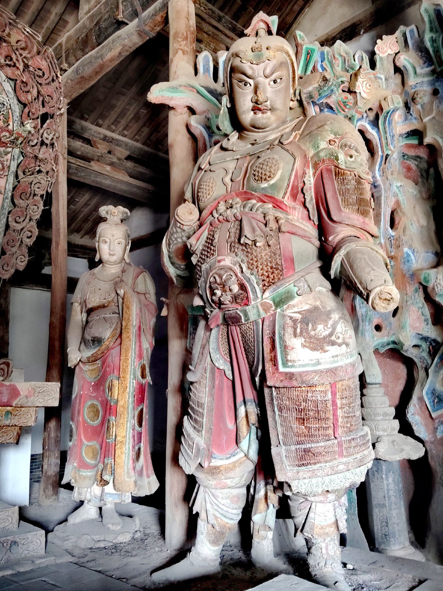 산시 홍복사｜천년을 넘긴 송·명 시대 조각상, 소박한 보물 고사원
