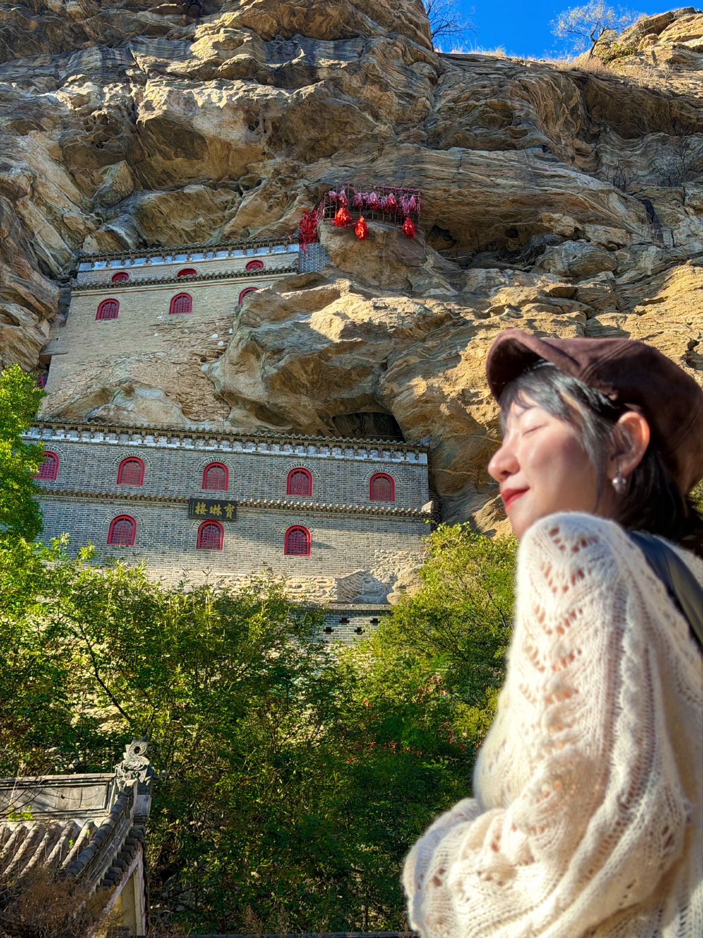 沒去山西，東北有自己的懸空寺