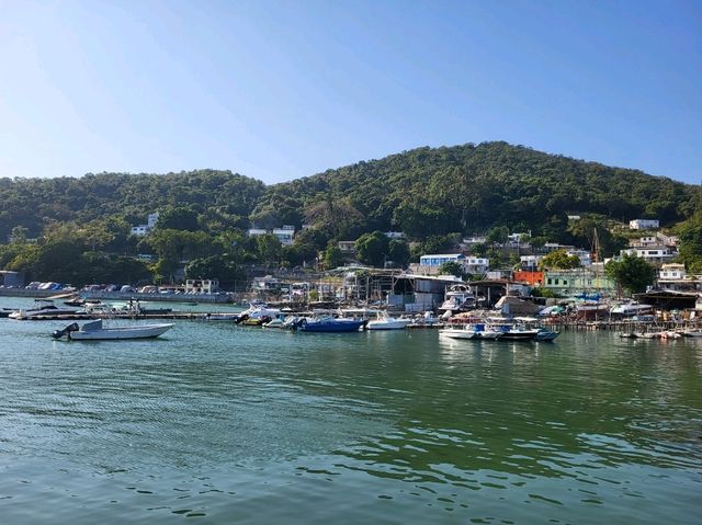 風景優美的白沙灣碼頭