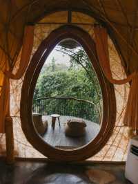Bali | the best bamboo house with a serene jungle balcony 