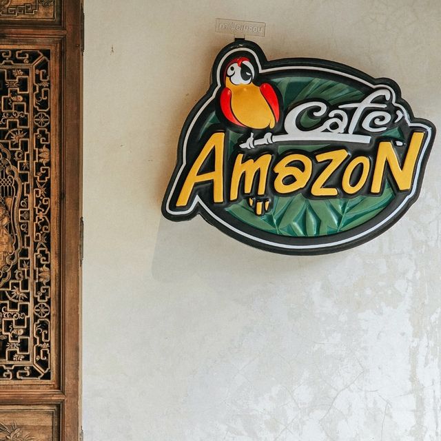 Cafe Amazon เมืองเก่าสงขลา สวย แอนทีคสุดๆ