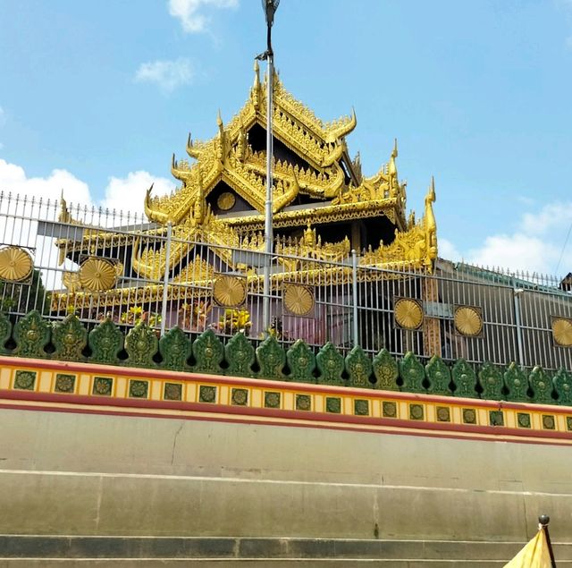 Temple in the middle of river