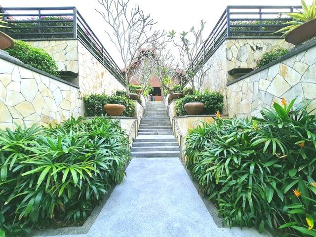 Lush Tropical Gardens with Scenic Seaview