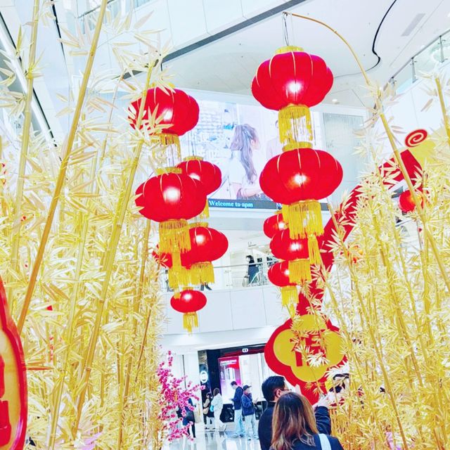 APM 大堂新年竹報平安！步步高升！